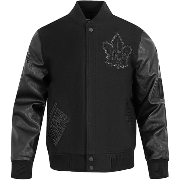 Pro Standard Mens NHL Toronto Maple Leafs Classic Triple Black